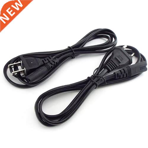 1.4M 2ft AC EU US Power Supply Cable Cord 2-Prong Pin Lead W