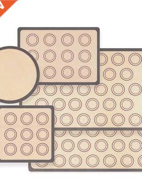 1Set Silicone Macaron Baking Mat Non Stick Liner Bake Pans