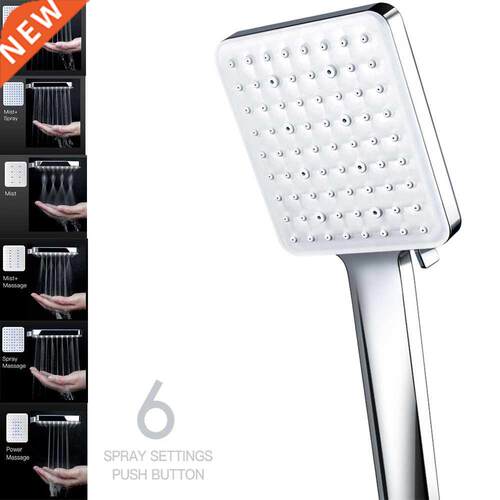 Newentor Shower Head Wth 150cm Hose Set 6 Sprayng Hgh Pr