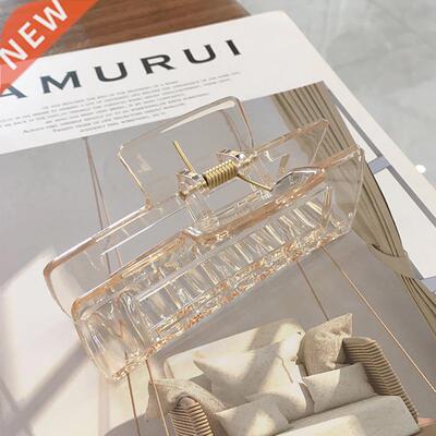 2022 New Claw Clip for Women Tough Colorful Plastic Hair Cla