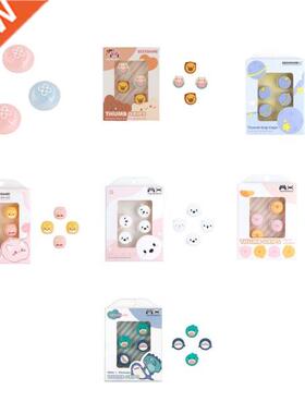 4Pcs/set Soft Thumb Stick Grip Joystick Protective Cover Com