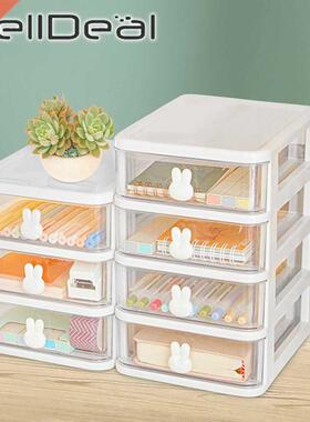 Multi-layer Desk Organizer Transparent Desk Stationery St