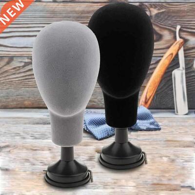 cm Base Plate Styrofoam Mannequin Head Model Wigs Caps Glas