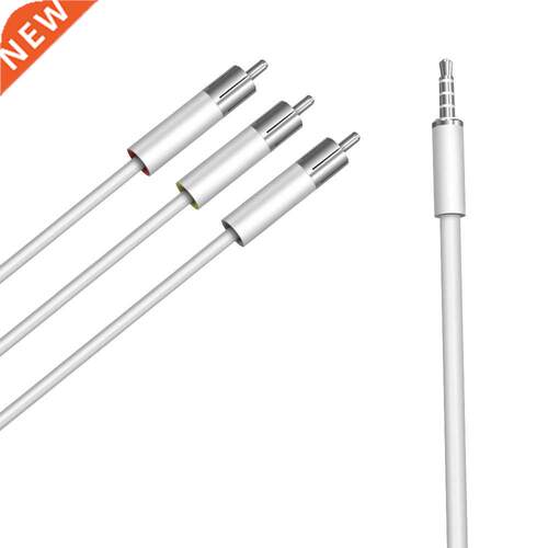 Jack 3.5mm to 3 RCA video&audio cable 1/8