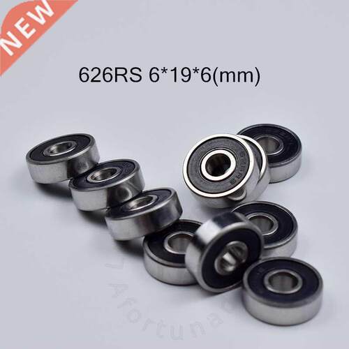 10pcs 626RS 6*19*6(mm) free shipping chrome steel rubber Se
