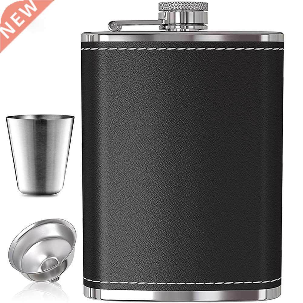 7oz 8oz Portable Stainless Steel Hip Flask Flagon Whiskey Wi图片