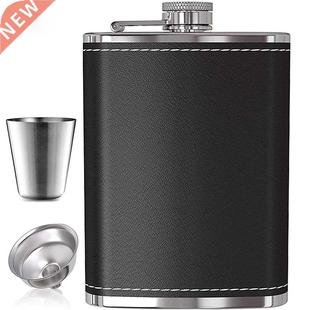 7oz 8oz Portable Stainless Steel Hip Flask Flagon Whiskey Wi