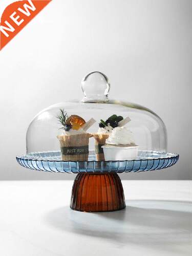 INS Affordable Luxury Cake Tray Tall Fruit Bowl Dessert