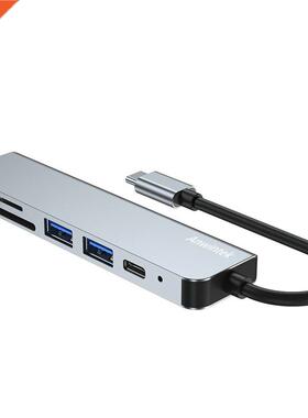 USB C HUB Multi 6 Port Splitter type C Adapter OTG For Xiao