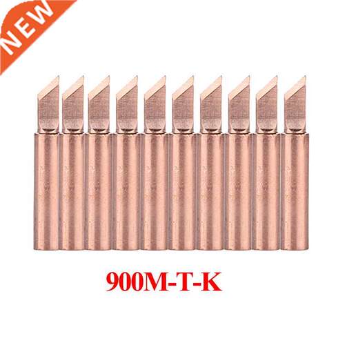 10Pcs/lot Pure Copper Soldering Iron Tip 900M-T-K Welding St