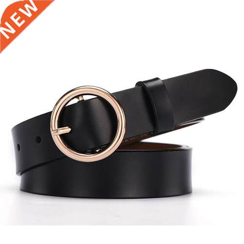 Leather Belts for Women Fashion Jeans Classic Retro Simple R