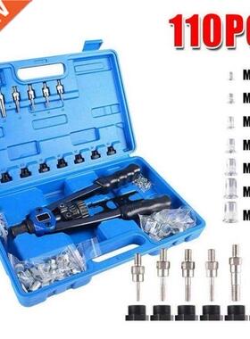 110pc/manual riveting machine/rivet gun nut tool nut rivet