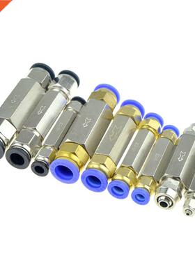 Pneumatic Check Valve 6mm 8mm 10mm 1/4 OD Hose One Way Valve