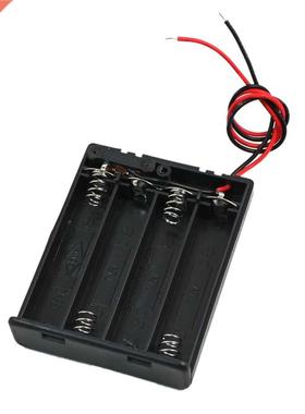 2-Wire Cable Connector 4 x 1.5V AAA Case Holder