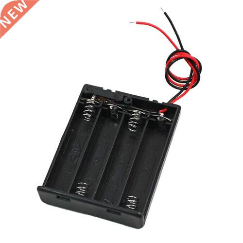 2-Wire Cable Connector 4 x 1.5V AAA Case Holder