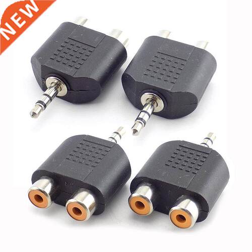 3.5 mm Jack Stereo AUX male to 2 RCA Female Audio Cable Ada