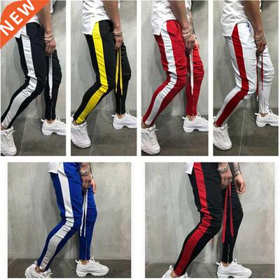 Mens Sweatpants Casual Slim Pants Workout Joggers Training S