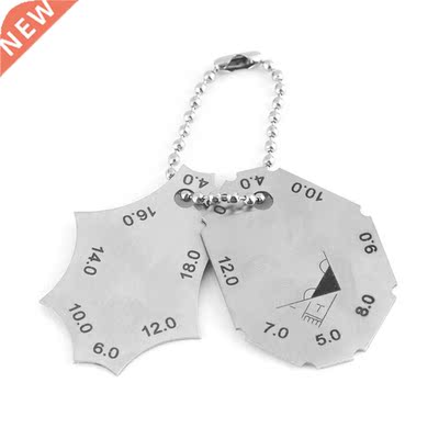 Stainless Steel Cam Welding Gauge Throat Depth Length Protra