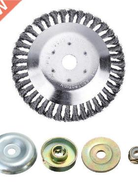 6/8 inch Lwn Mower Grss Trimmer Hed Steel Wire Wheel