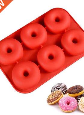 6 Cavity Donut Silicone Mould Cake Decorating Tools Cake
