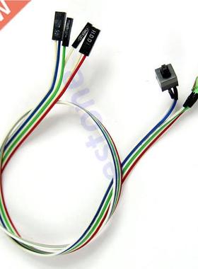 Case DeskATX Power On Reset Switch Cable With HDD LED Light