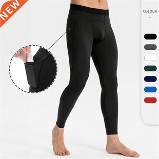 Mens Compression Long Pants Legging Workout Running Sports