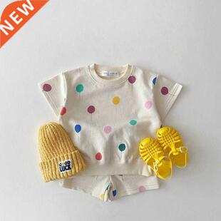 Toddler Baby Summer New Clothes Sets Boy Girl Faion Cartoo