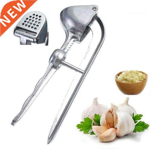 1pc Aluminum Alloy Garlic Press Cruer Squeezer Walnut Nut