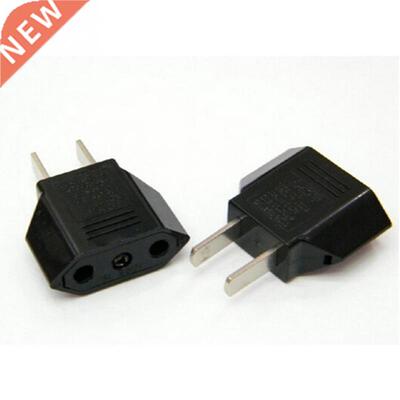 2pcs EU Female To US Male Plug Converter Adapter, Traveling