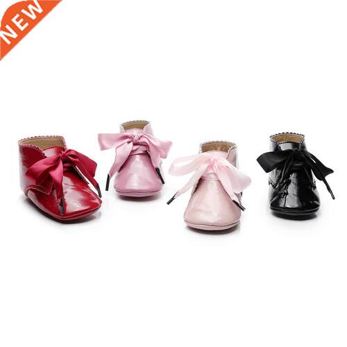 0-24M Casual Baby Girls Princess Shoes Baby Kids Pu Leather
