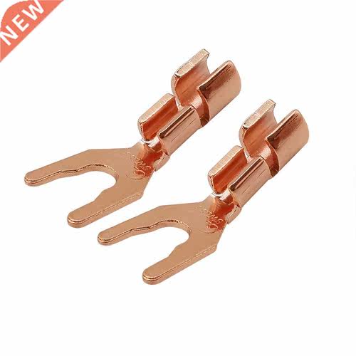 2Pcs U/Y Type Banana Conenctor Banana Plug Audio Speaker Amp