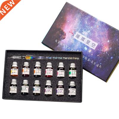 Vintage Doodling Stationery Dip Pen Set Signatures Fountain