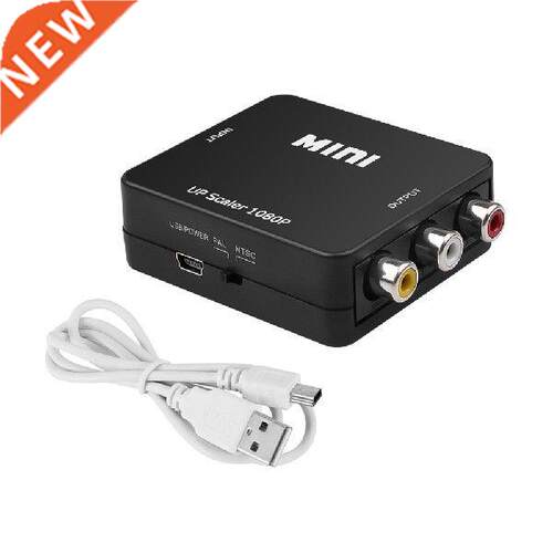 kebidu 1080P Video Converter Adapter TO RCA AV/CVSB L/R