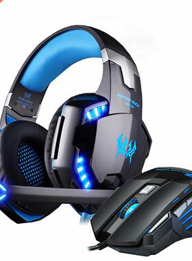 Gaming Headphones Headset wired Stereo with microphone big