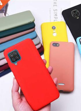 For Samsung Galaxy M12 A12 Case 2022 Shockproof Silicone Bac