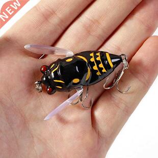 1pcs Simulation Cicada Hard Fake Bait Fishing Lure 5cm 6g B