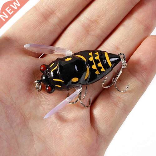 1pcs Simulation Cicada Hard Fake Bait Fishing Lure 5cm 6g B