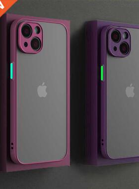 ASTUBIA Square Transparent Frosted Phone Case For iPhone 12