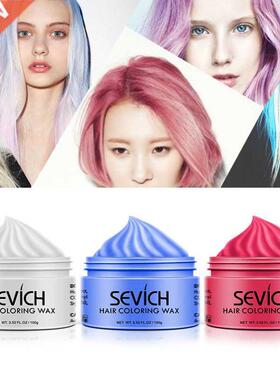 New temporry hir color wx men women diy mud Molding Pste