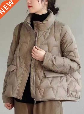 Abrigo de invierno para mujer, chaqueta de entretiempo, chaq