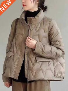 Abrigo de invierno para mujer, chaqueta de entretiempo, chaq