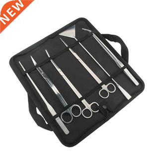 Aquarium Tools Set Plants Tweezers and Scissors Grass Stainl