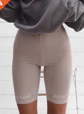 2021 women shorts bker shorts ftness casual short cotton c