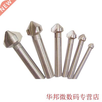 6pcs HSS Drills 3 Flute 90 Degree HSS Metals Titanium Three