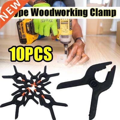 10 Pcs 2/ Inch A-type Woodworking Clamp Spring Clamp Plasti