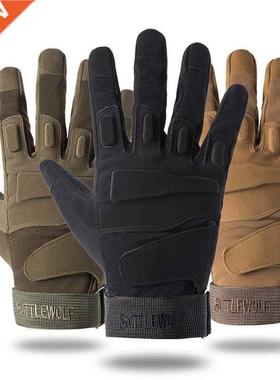 Mens Summer Outdoor Military Tactical Gloves Army Full Finge