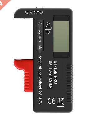 -168 Battery Tester AA/AAA/C/D/9V/1.5V niversal Button Cell