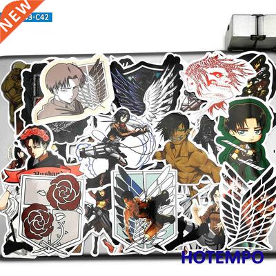 40pcs Anime Attack on Titan Levi Ackerman Eren Toys Sticker