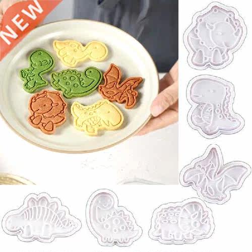 D Dinosaur Cookie Cutters Mold Dinosaur Biscuit Embossing