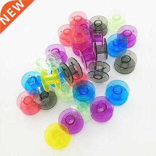 10Pcs Transparent Bobbins Spool Sewing Bobbins Spool